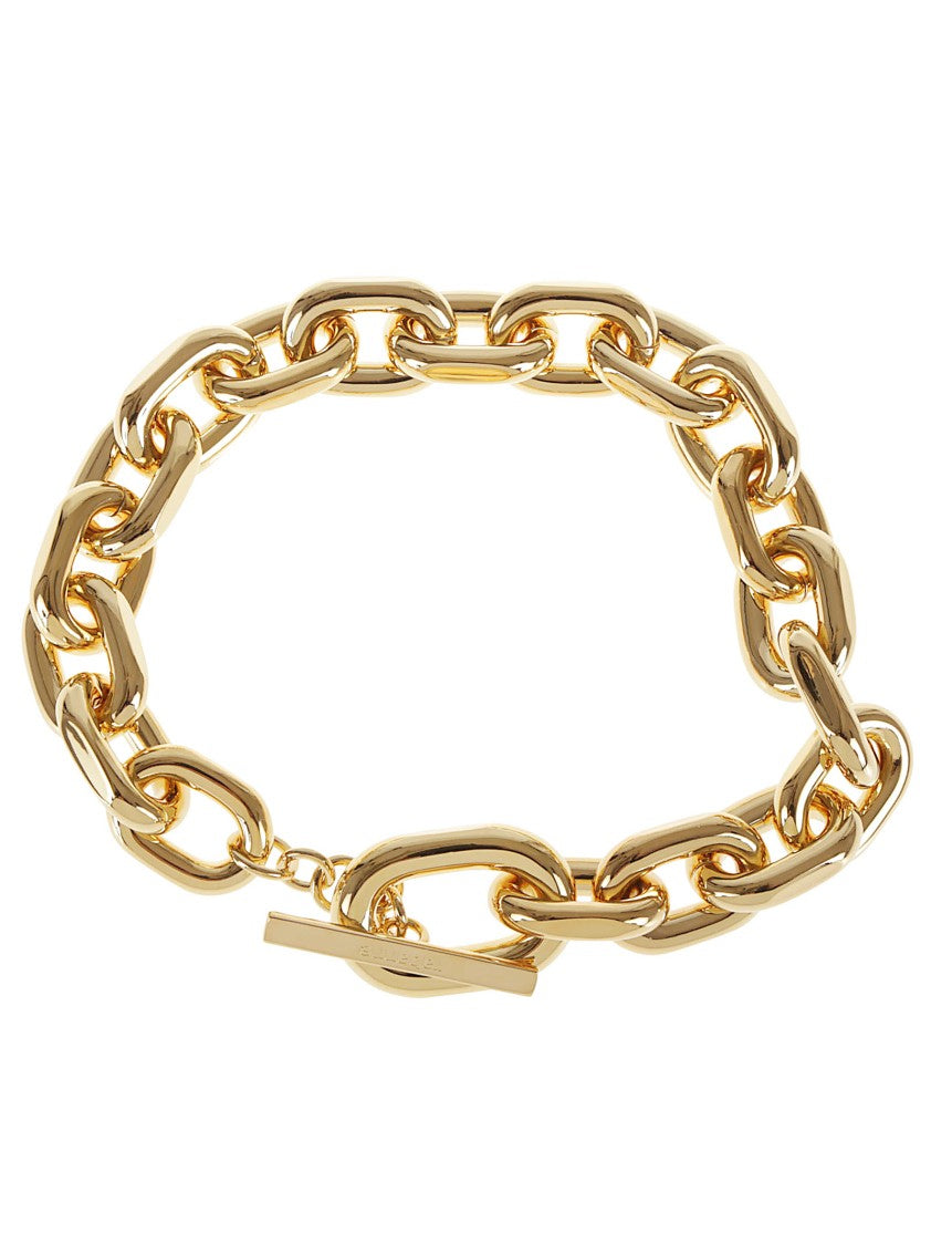 Paco Rabanne Bold Brass Chain Bracelet