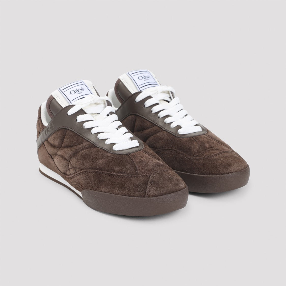 Chloé Suede And Leather Sneakers