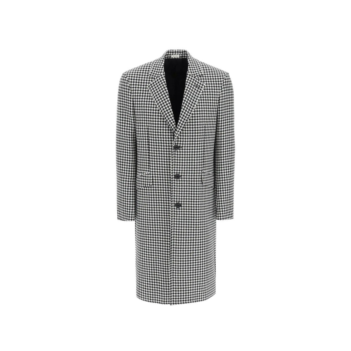 Alexander Mcqueen Pied-De-Poule Wool Coat