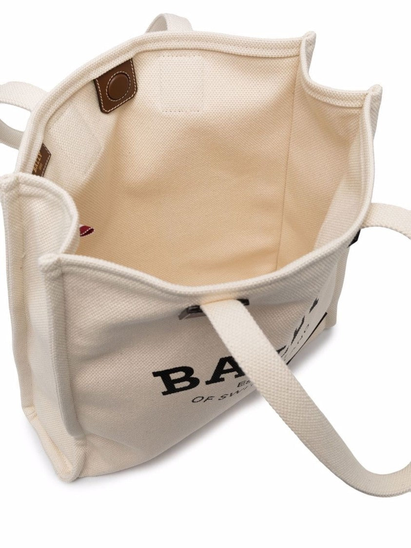 Bally Crystalia Fabric Fabric Tote