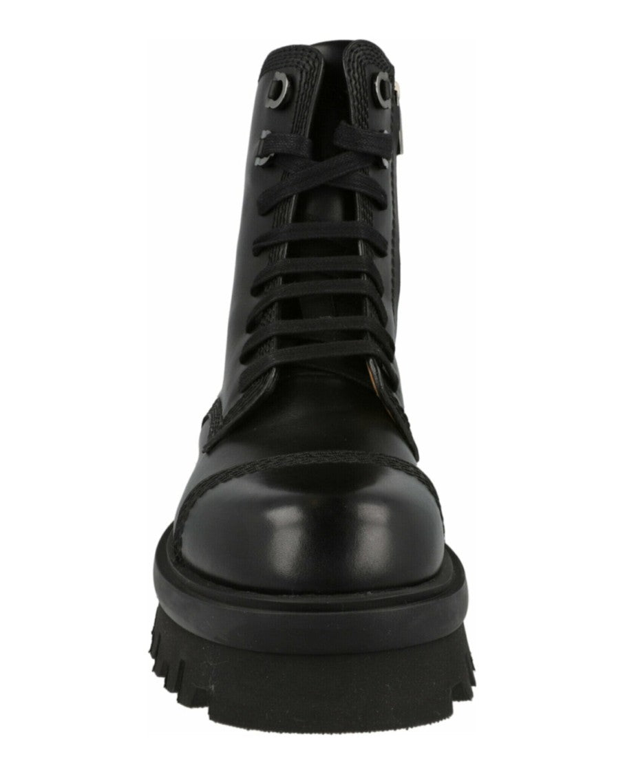 Ferragamo Faraway Demi Combat Boots