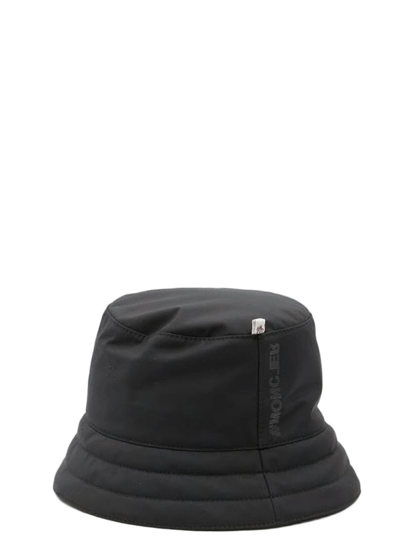 Moncler Sleek Black Nylon Bucket Hat