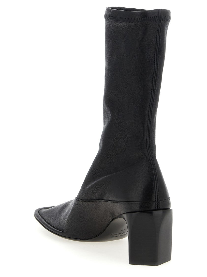 Jil Sander Nappa Ankle Boots