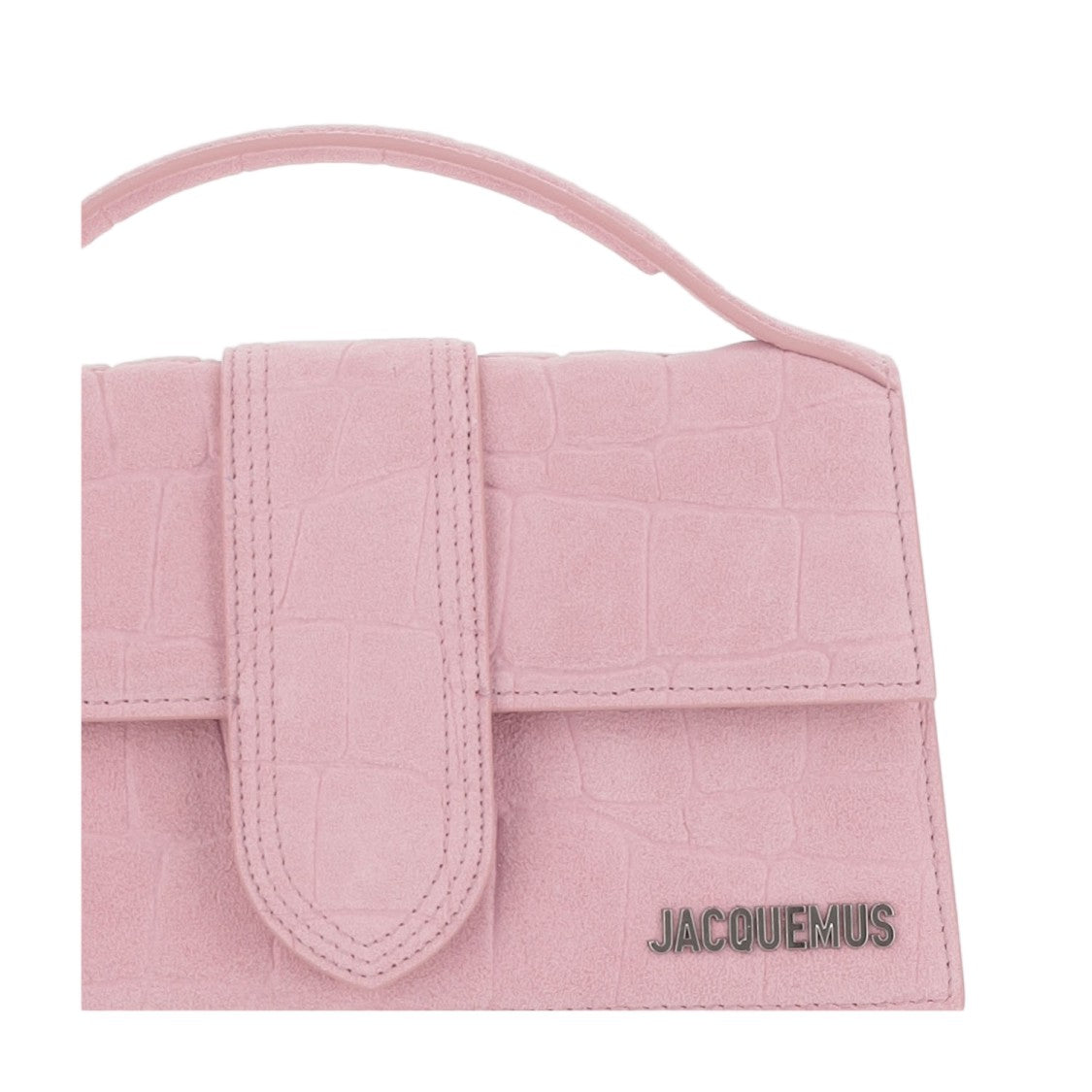 Jacquemus Pink Le Grand Child's Animal Print Suede Tote Bag