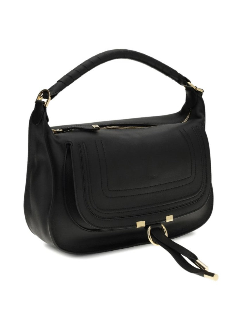 Chloé Sleek Elongated Structured Leather Shoulder Bag