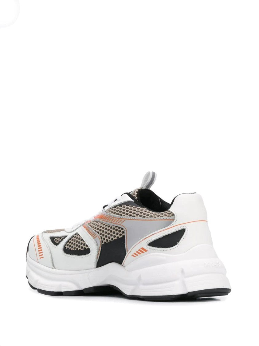 Axel Arigato White Marathon Runner Leather Mesh Trainers