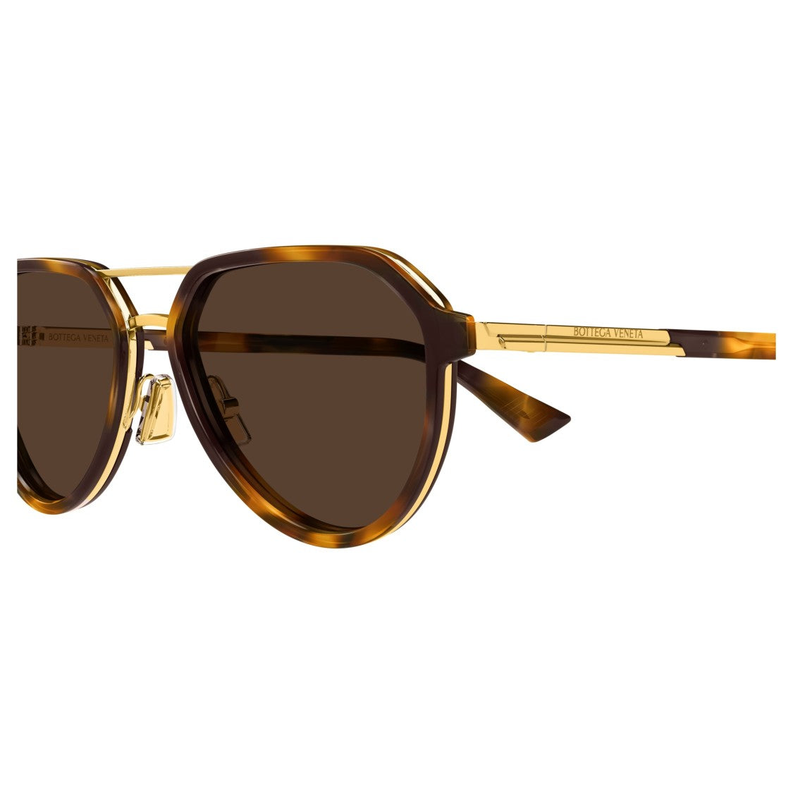 Bottega Veneta Bv1373s Tortoiseshell Acetate Sunglasses