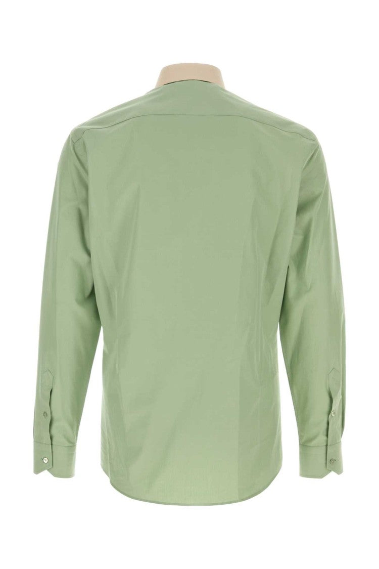 Fendi Pastel Green Poplin Shirt