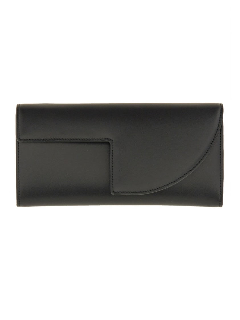 Patou Black Leather Pochette