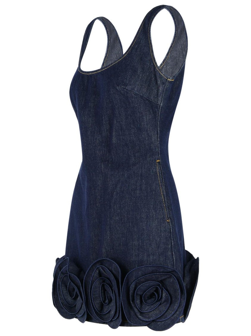 Self-Portrait Blue Denim Dress