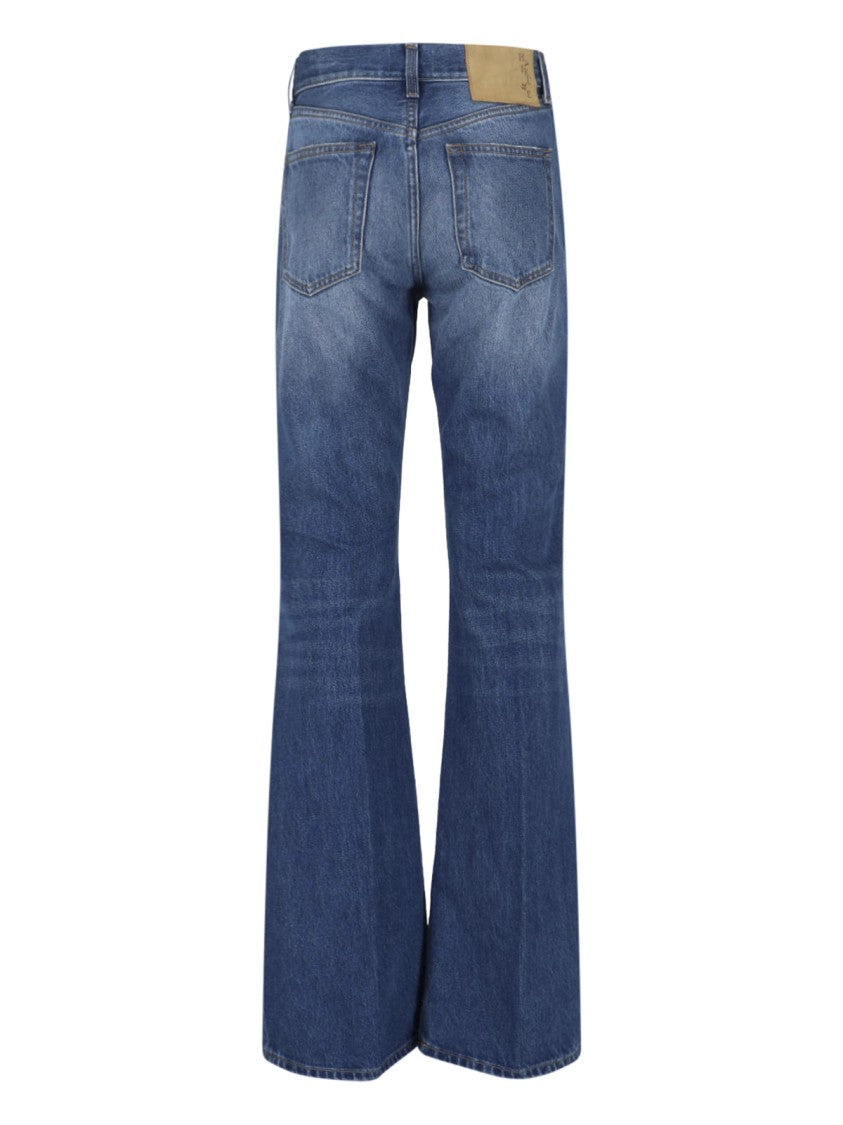 Haikure High-Waisted Flared Jeans With Retro-Inspired Design