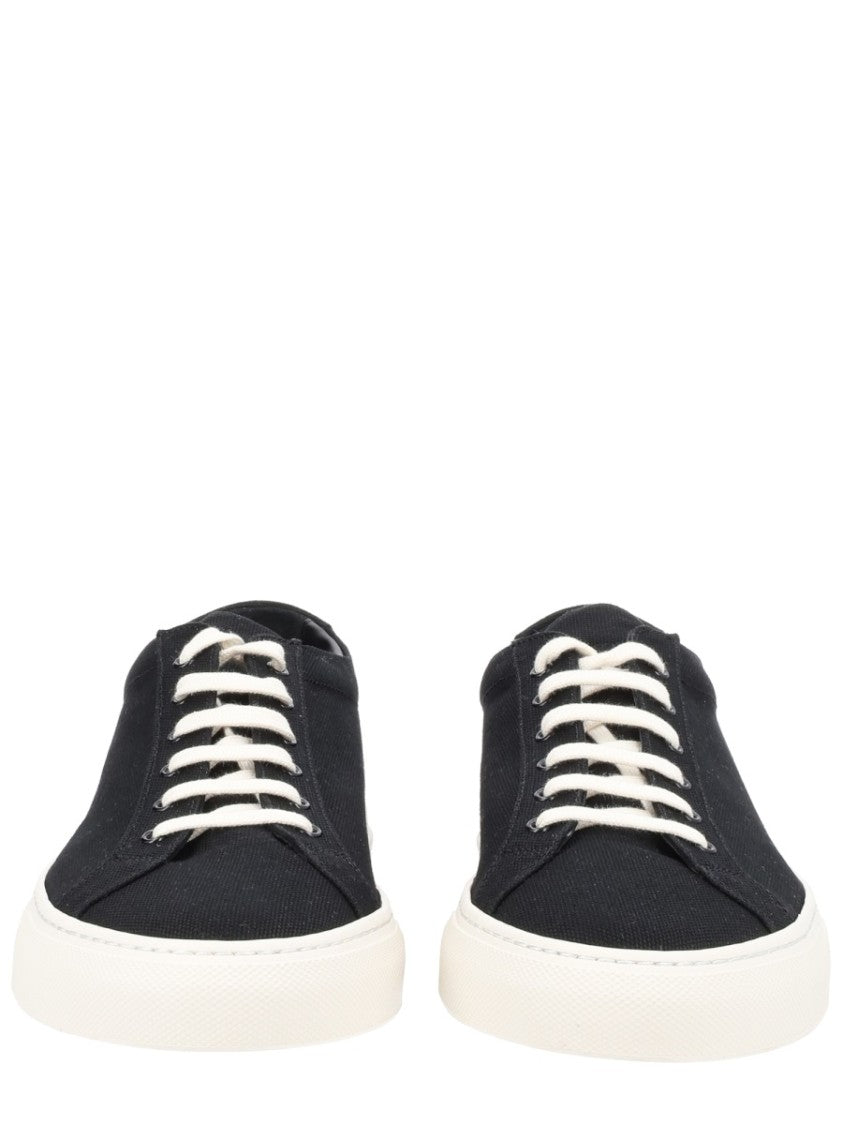 Common Projects Black Achilles Cotton Low-Top Sneakers