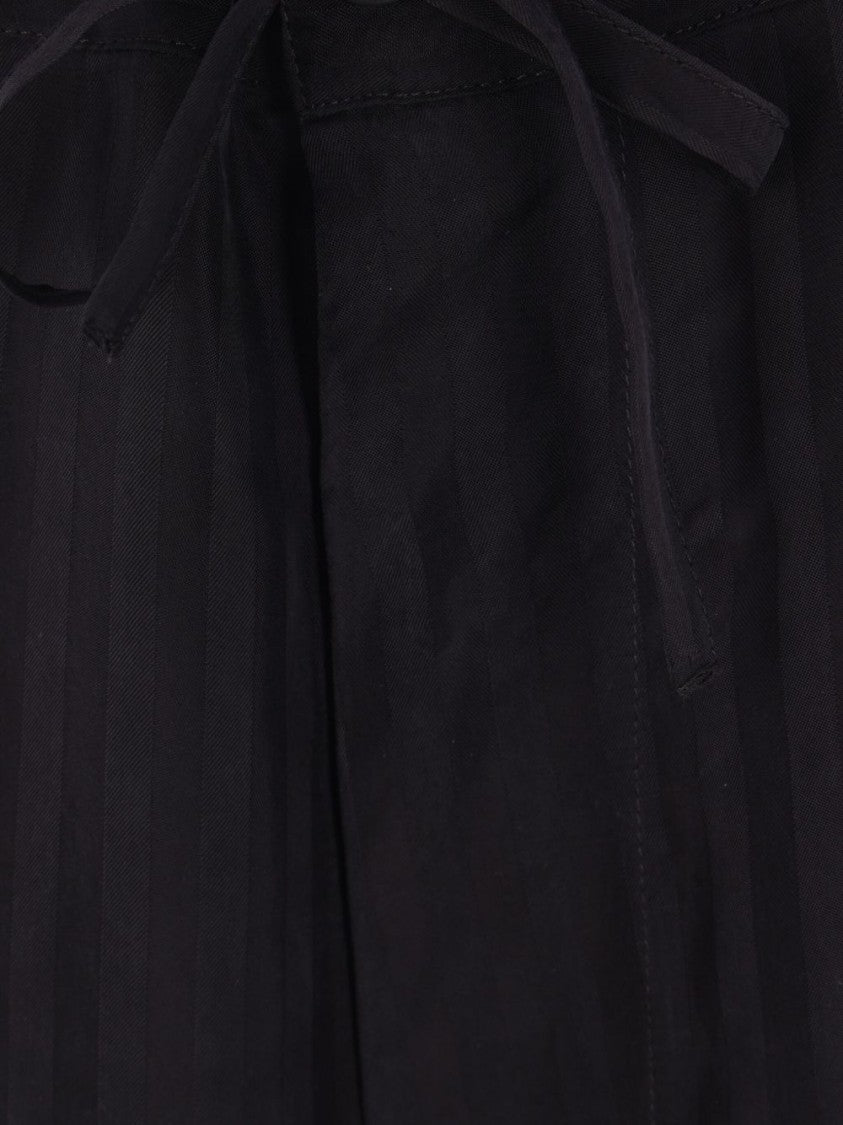 Balenciaga Wide-Leg Drawstring Trousers With Oversized Fit