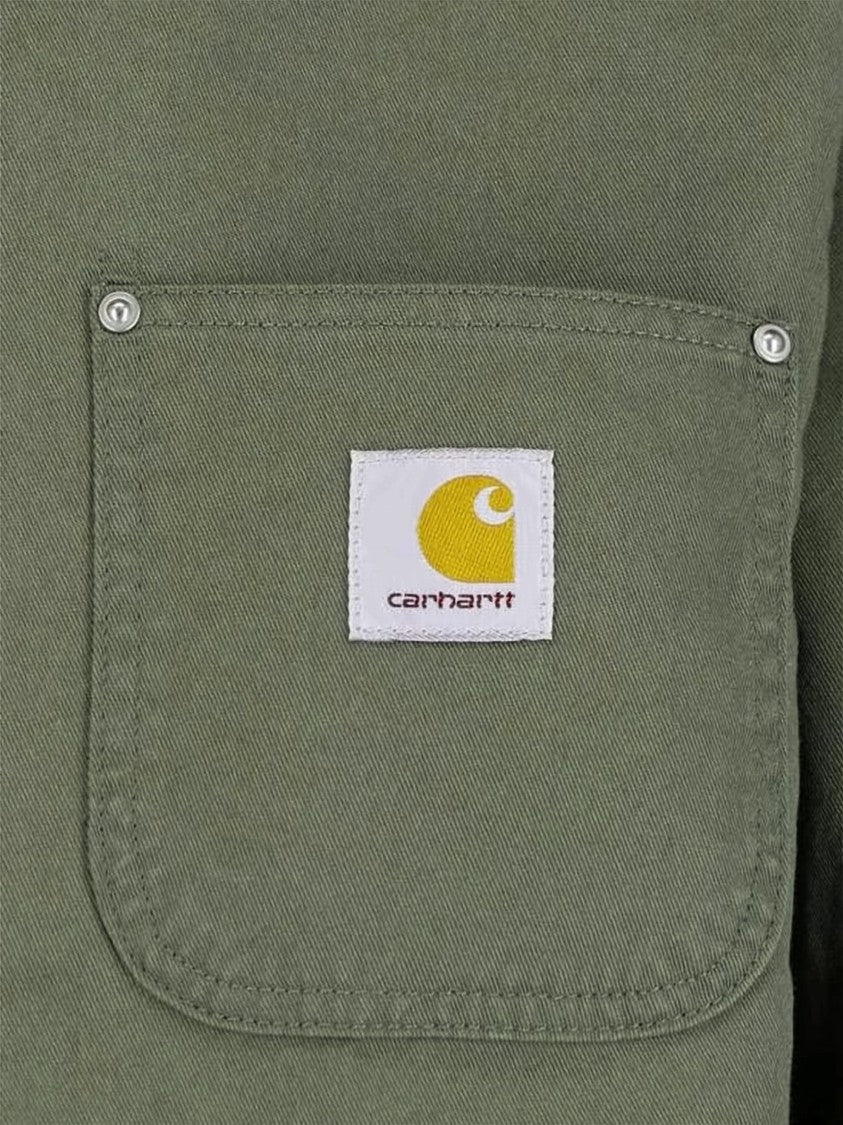 Carhartt Wip Boxy Cotton Jacket With Button-Up Front