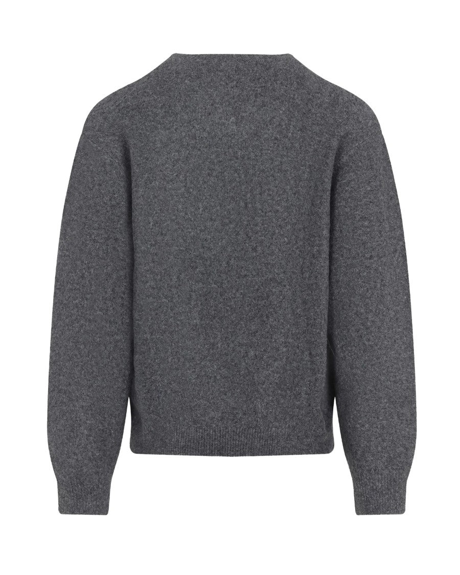 Carhartt Wip Soft Knit Sweater With Textured Graphite Finish