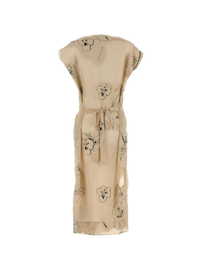Vivienne Westwood Detailed Floral Printed Midi Dress