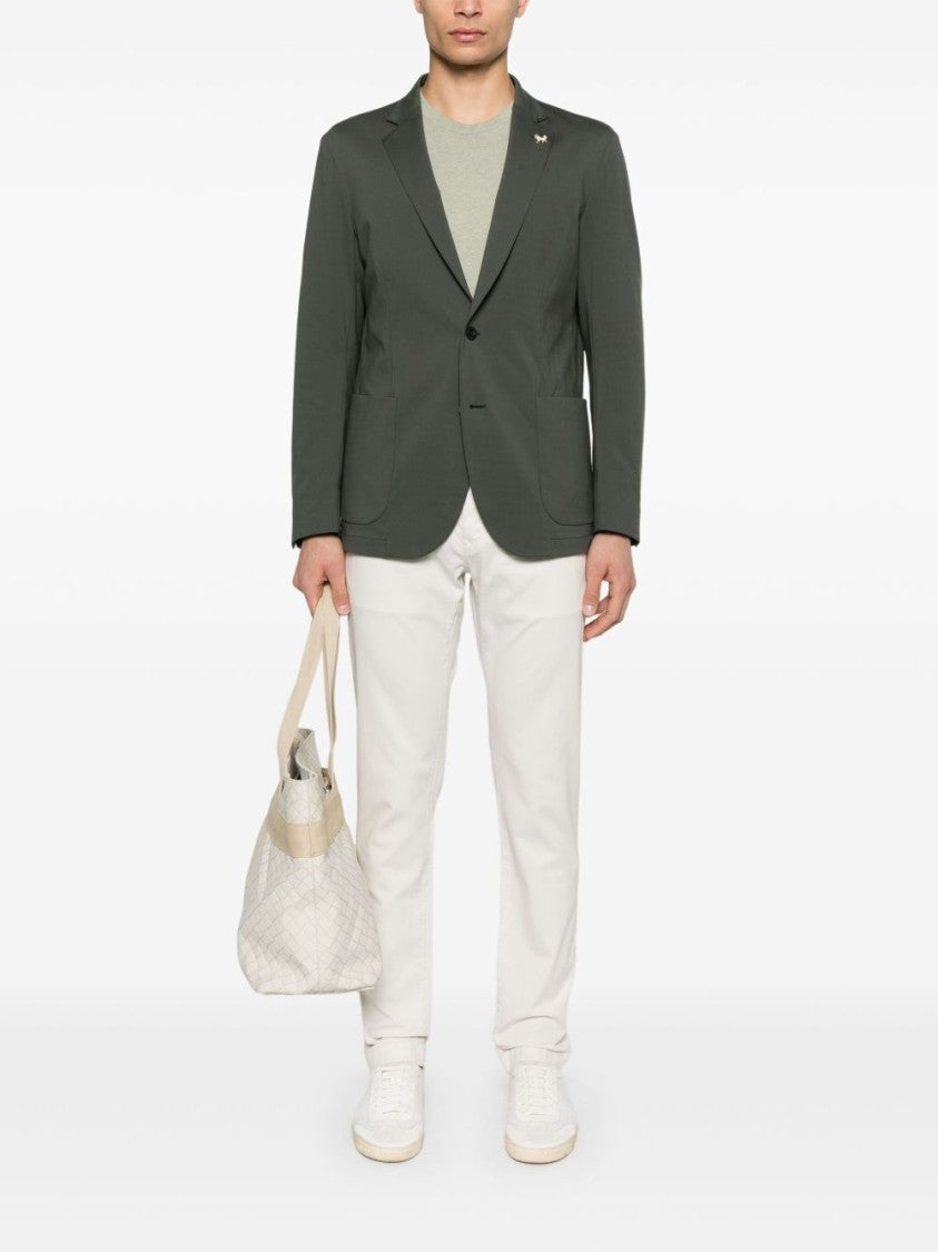 Jacob Cohen Tailored Fit White Denim Jeans