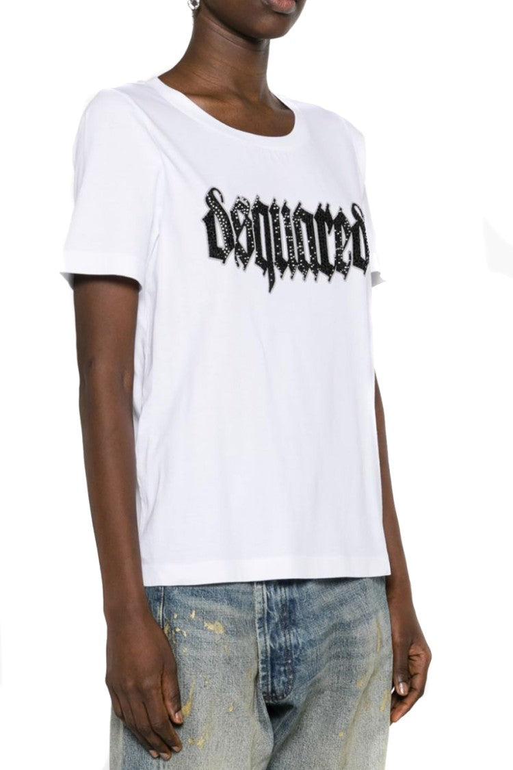 Dsquared2 White Cotton T-Shirt