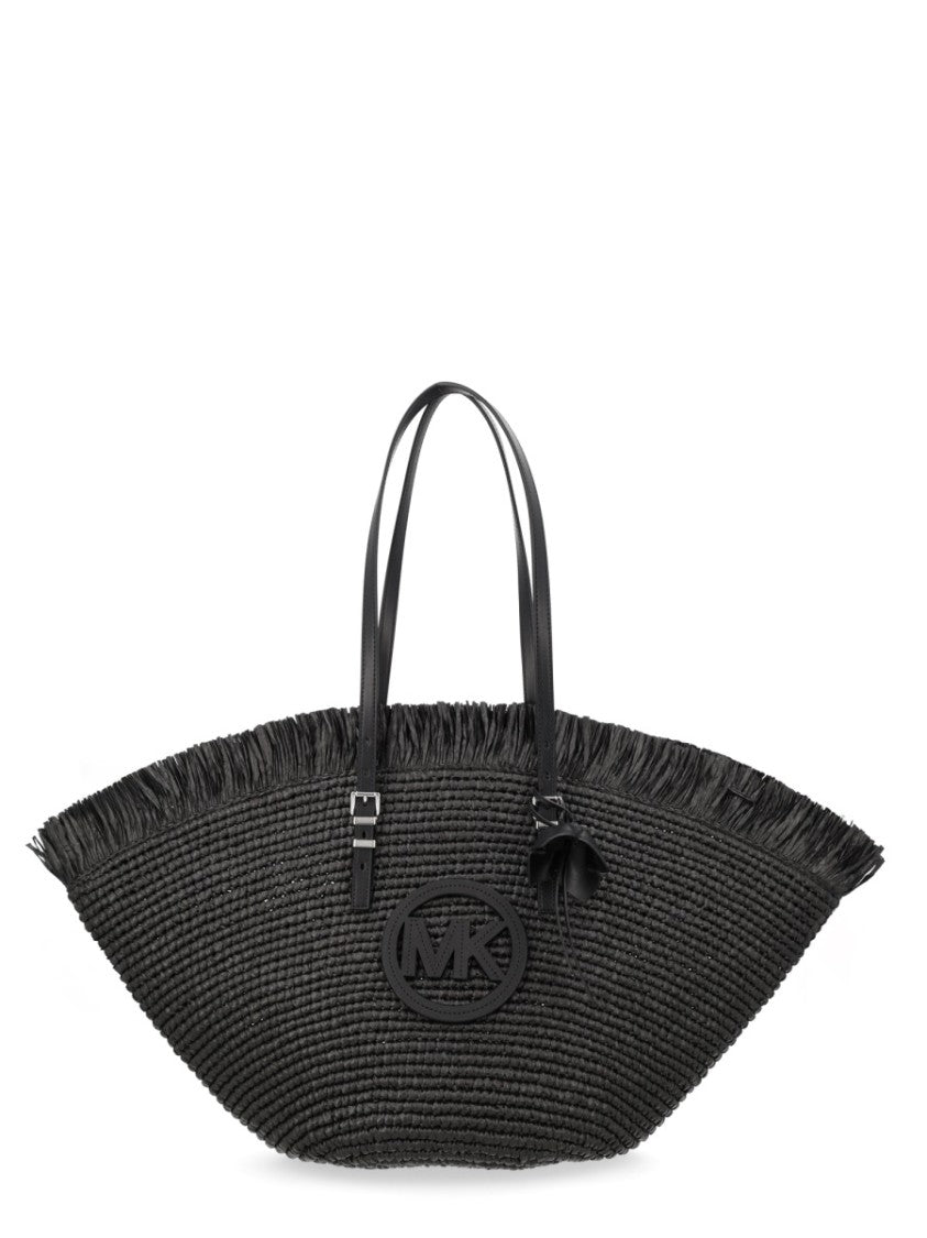 Michael Michael Kors Isa Woven Fan Silhouette Tote Bag