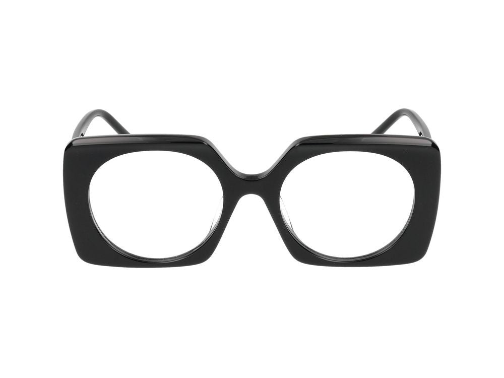 Loewe Black Oversized Square Eyeglasses