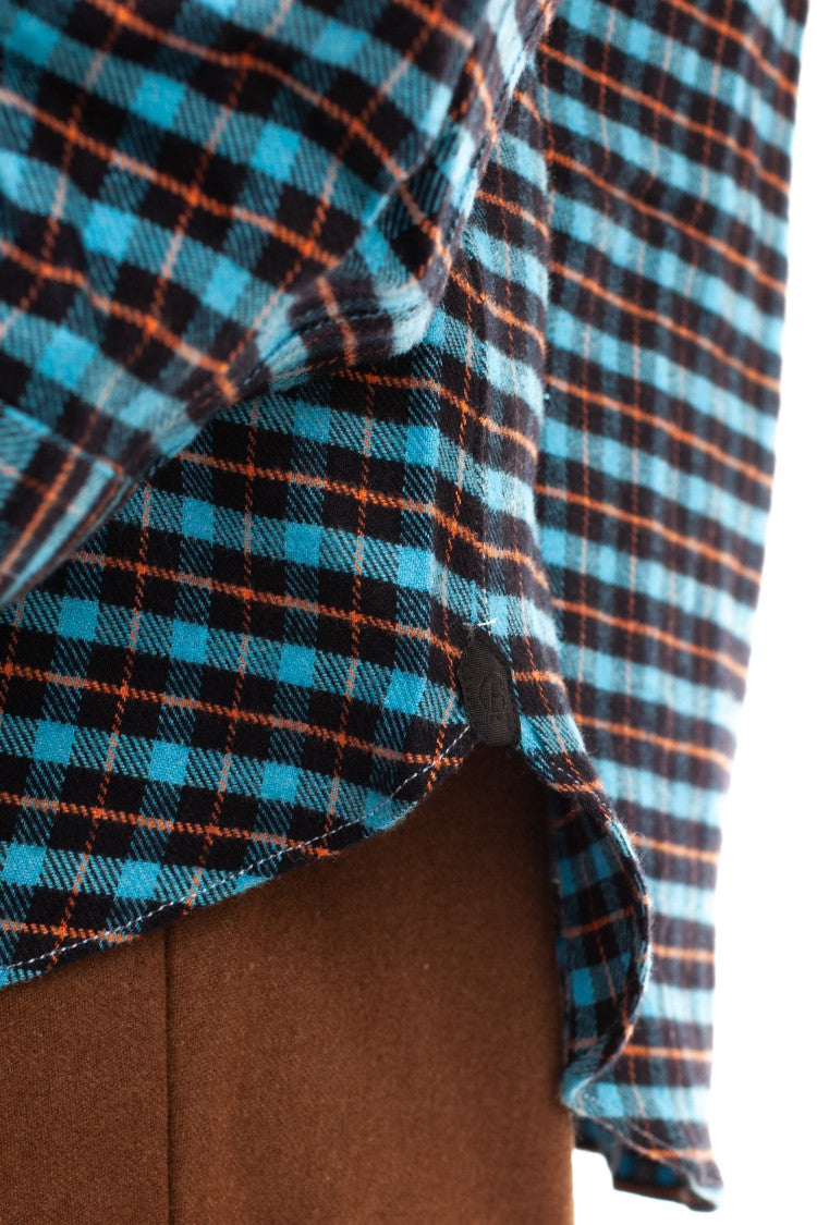 Borriello Micro Check Flannel Shirt