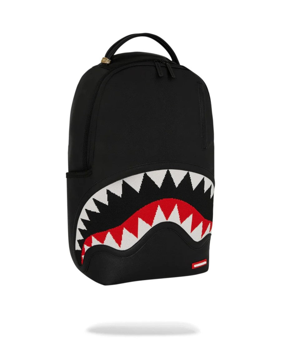 Sprayground Black Graphic Backpack With Ergonomic Design