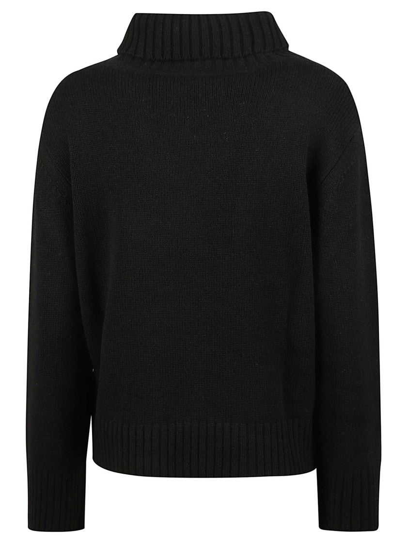 Edoardo Gori Cashmere F 5 Ribbed High-Neck Wool-Cashmere Sweater