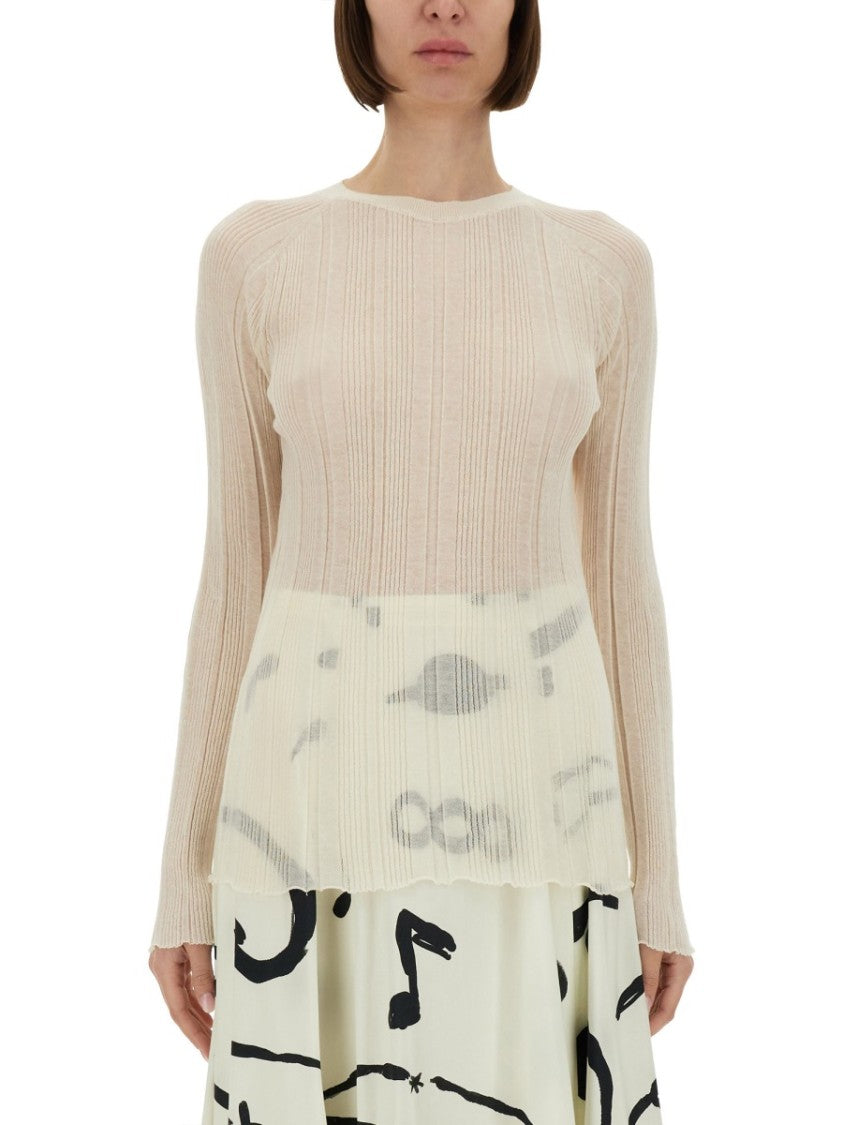 Alysi Ribbed Texture Slim Fit Shirt