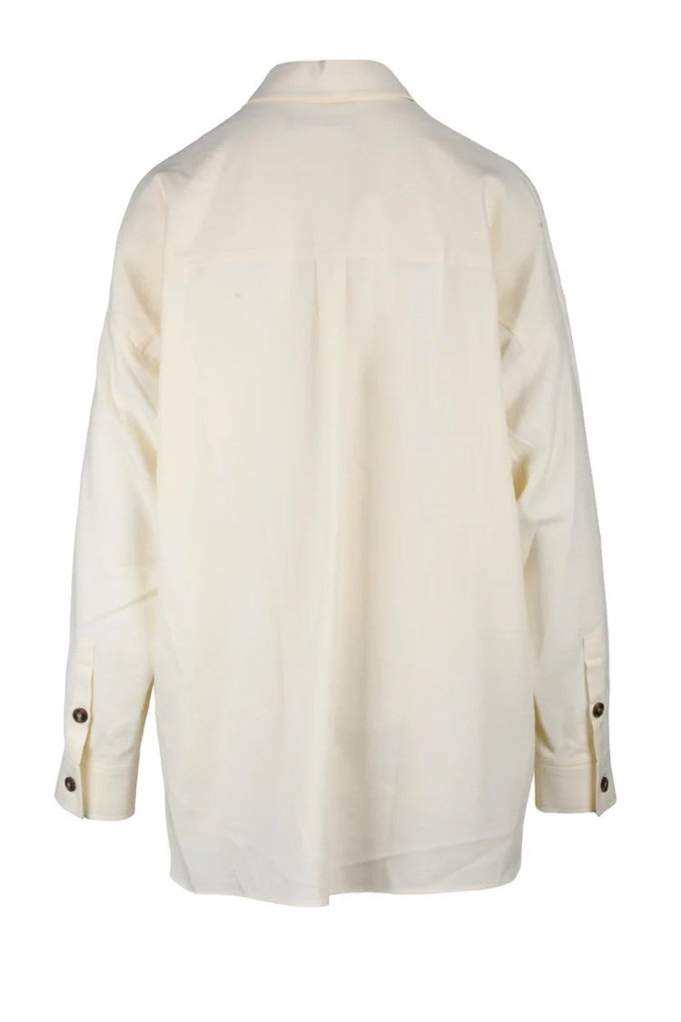 Max Mara Oversized Shirt Cotton - White
