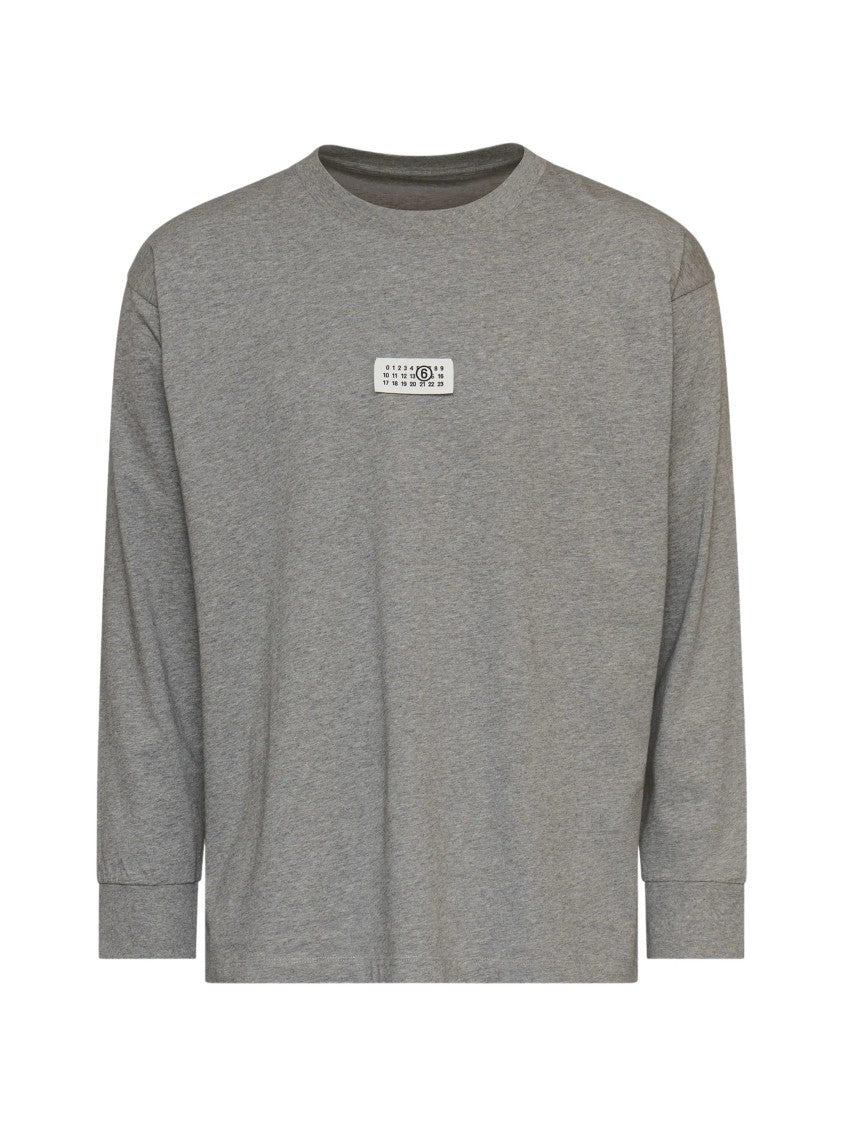Mm6 By Maison Margiela Soft Patch Detail Cotton Jersey T-Shirt