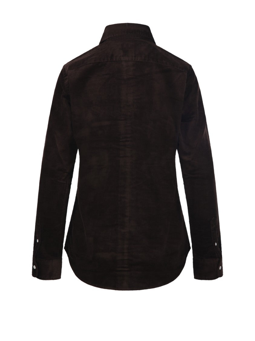 Polo Ralph Lauren Classic Tailored Brown Sport Shirt