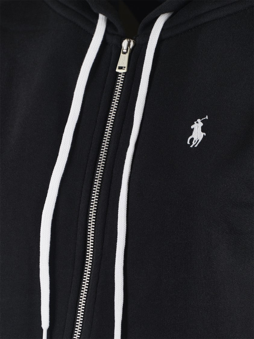 Polo Ralph Lauren Zip-Up Hooded Sweatshirt With Kangaroo Pocket