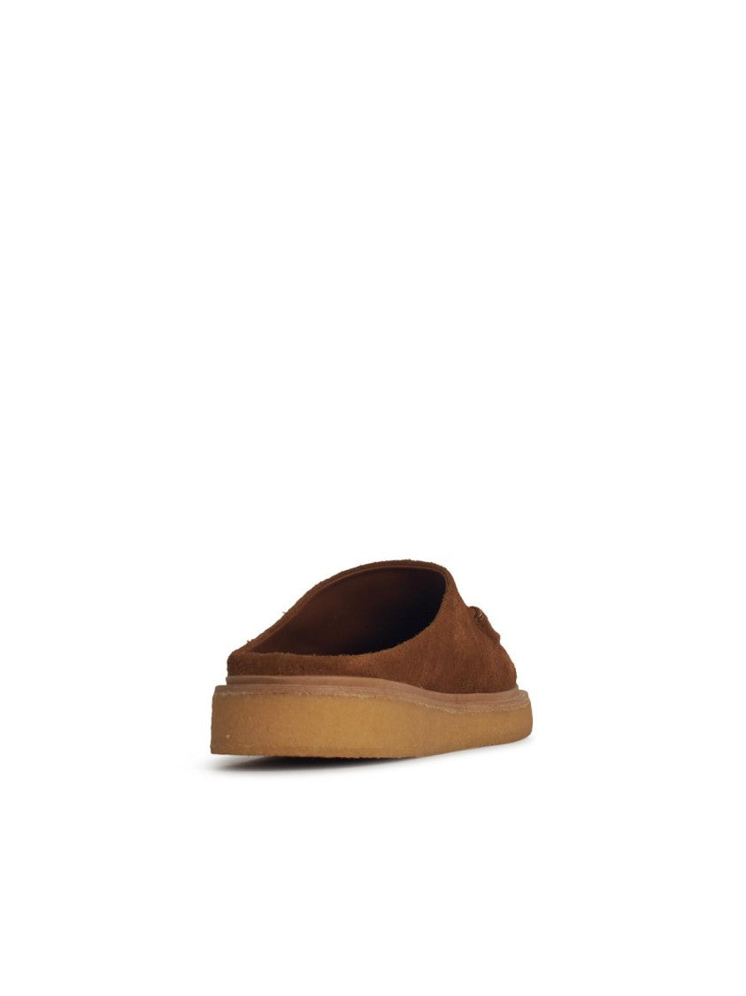 Marni Fussbet' Brown Suede Slippers
