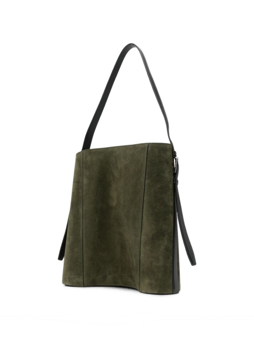 Coperni Trapezoidal Suede Bag With Adjustable Leather Strap