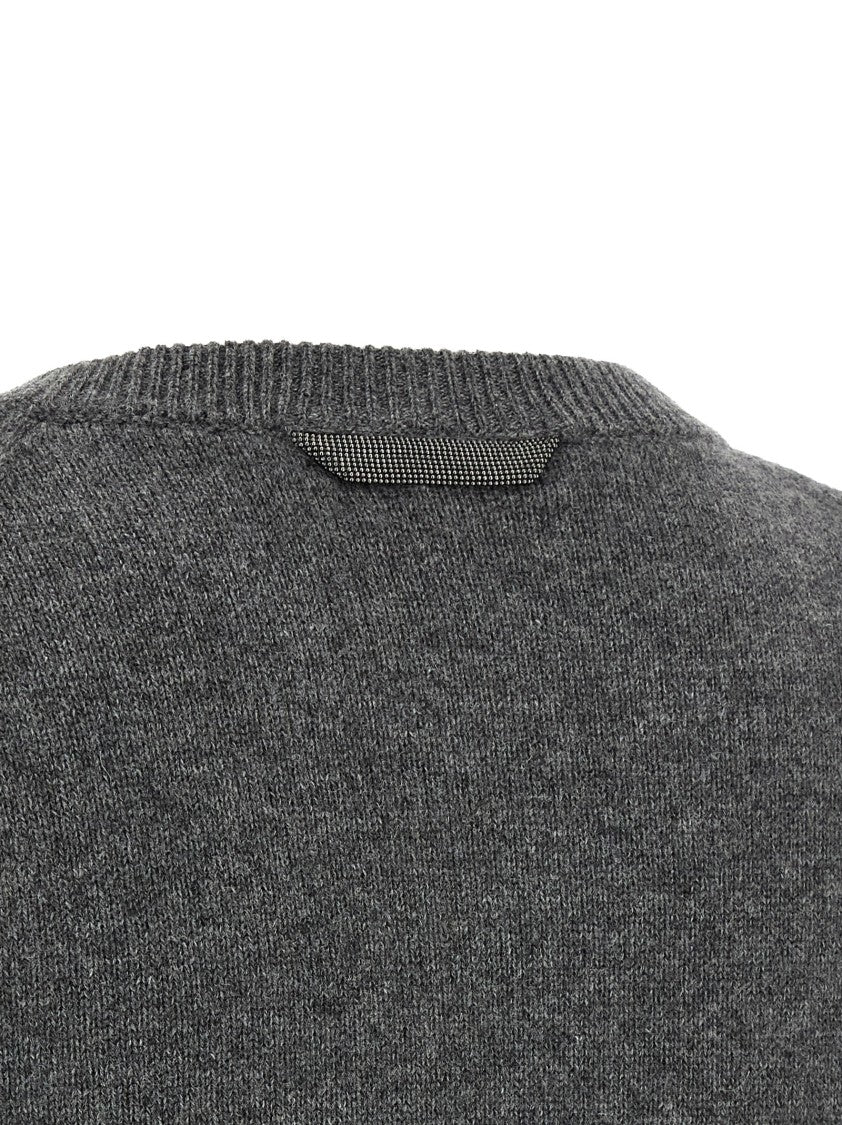 Brunello Cucinelli Monile Cashmere Sweater