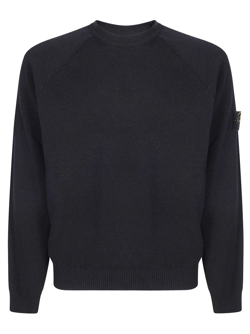 Stone Island Crew Neck Raglan Sleeves Sweater
