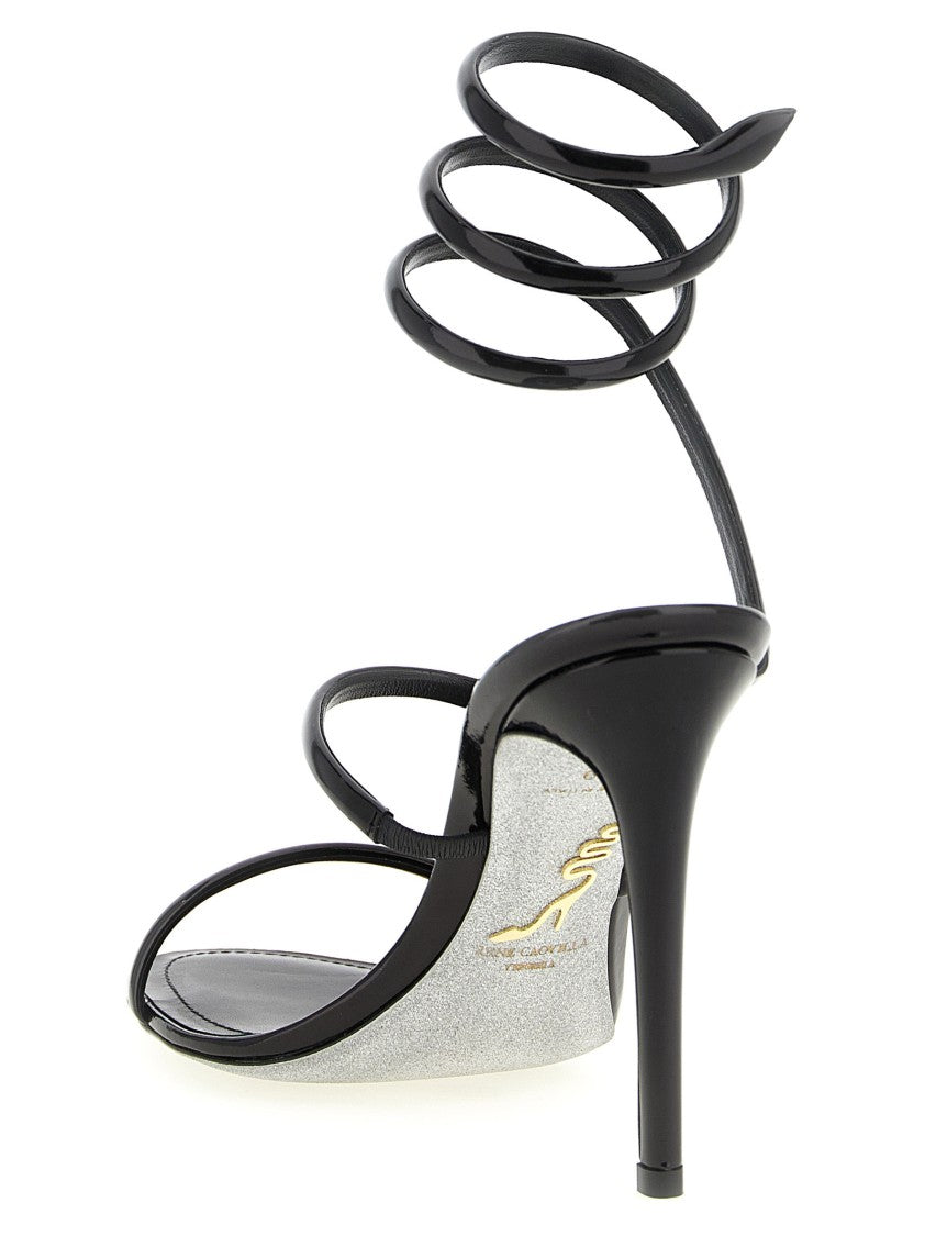 René Caovilla Cleo Metallic' Sandals