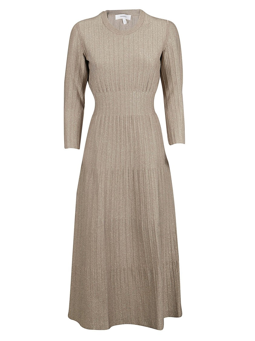 Casasola Ribbed Knit Viscose Midi Dress
