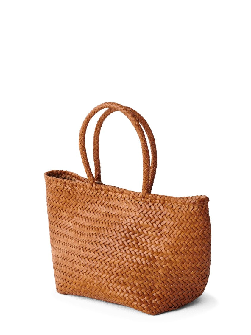 Dragon Diffusion Small Basket Bag With Woven Texture