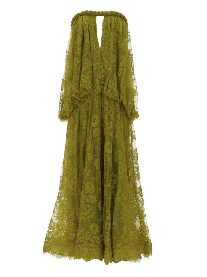 Zimmermann Flowing Off-Shoulder Maxi Dress With Floral Lace Detail