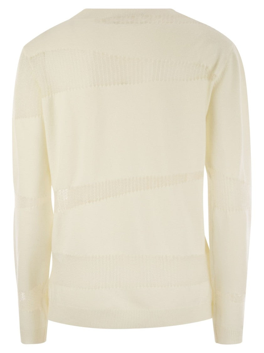 Fabiana Filippi Platinum Boat Neck Sweater