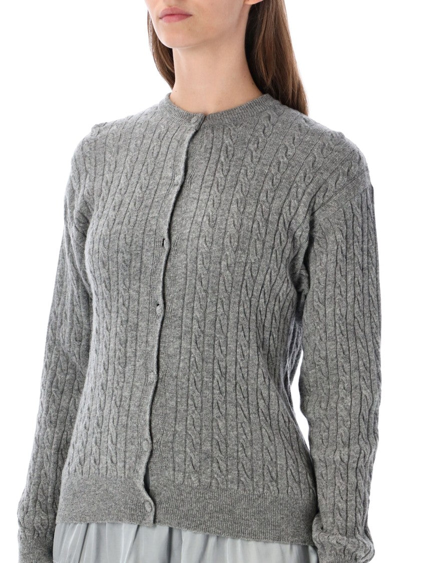 Gimaguas Rina Cardigan Scalloped Cable-Knit Cardigan