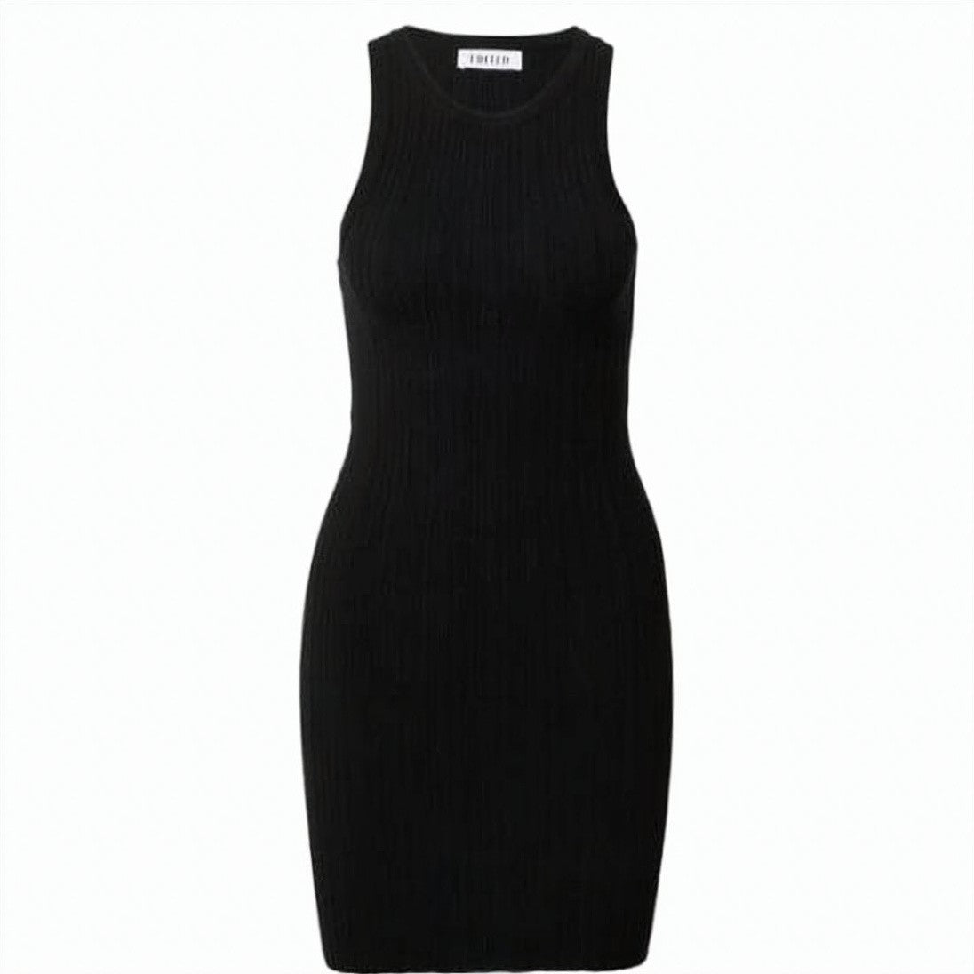 Pleats Please Ribbed Textured Mini Dress With Sleeveless Design