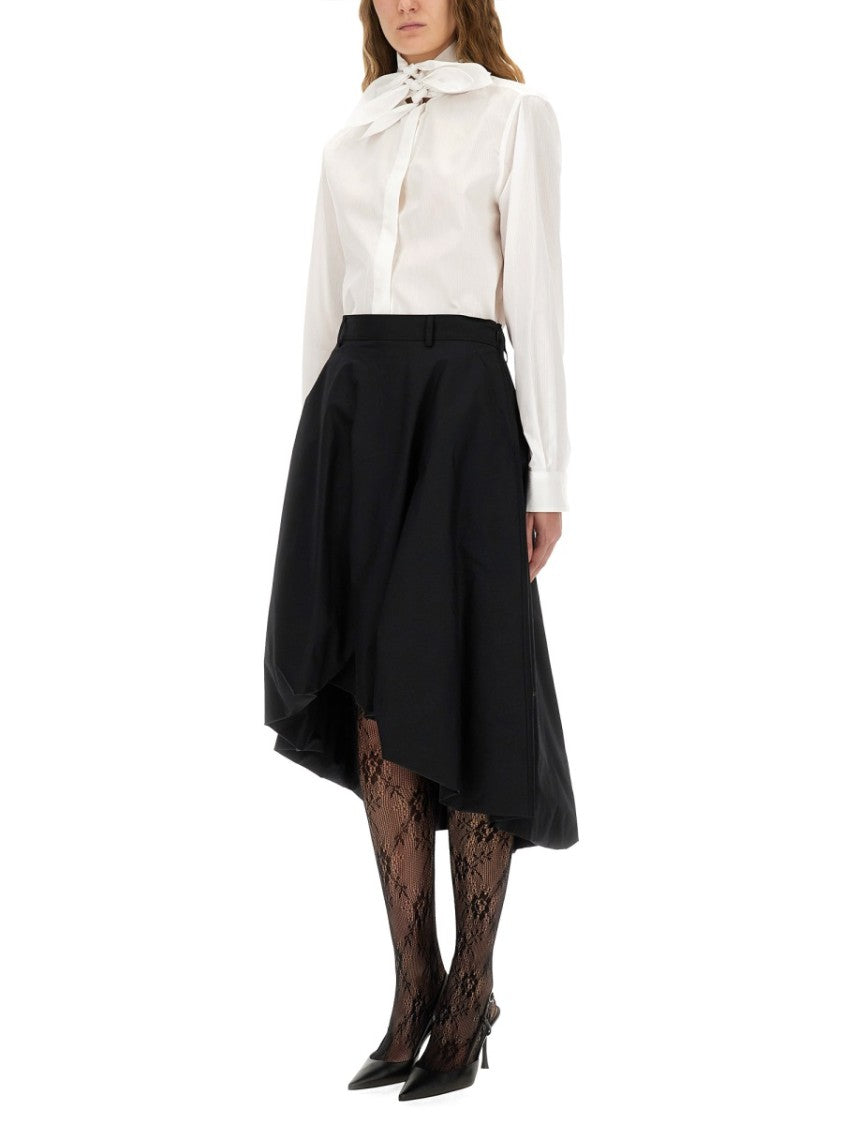 Moschino Cotton Poplin Jacquard Shirt