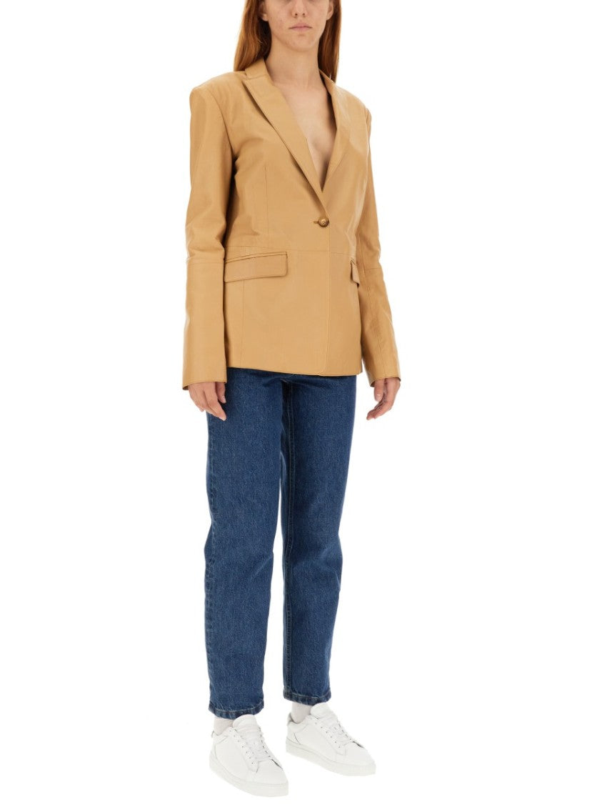 Bully Structured Single-Breasted Jacket With Flap Pockets