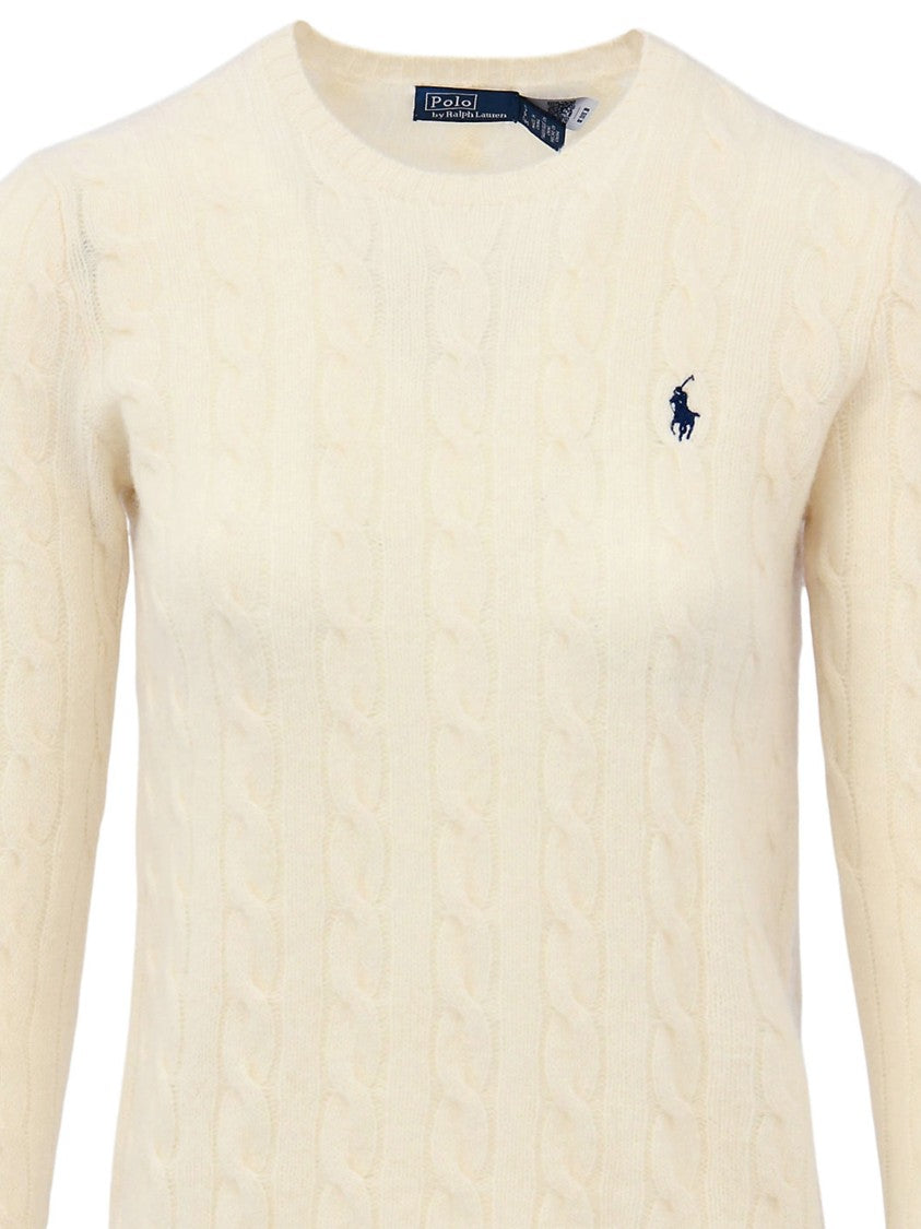 Polo Ralph Lauren Cable Knit Long Sleeve Pullover With Crew Neckline