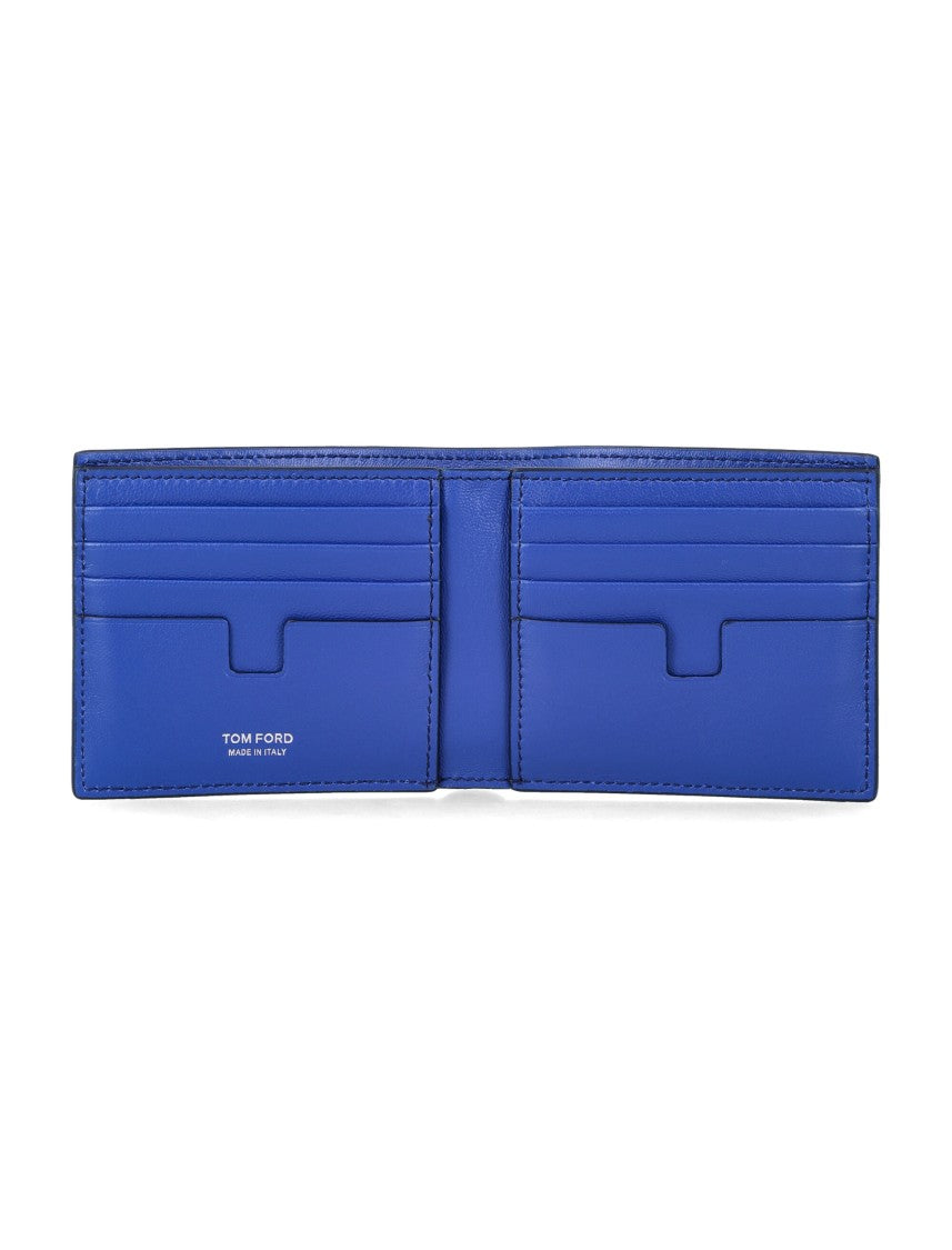 Tom Ford Crocodile-Effect Leather Bi-Fold Wallet