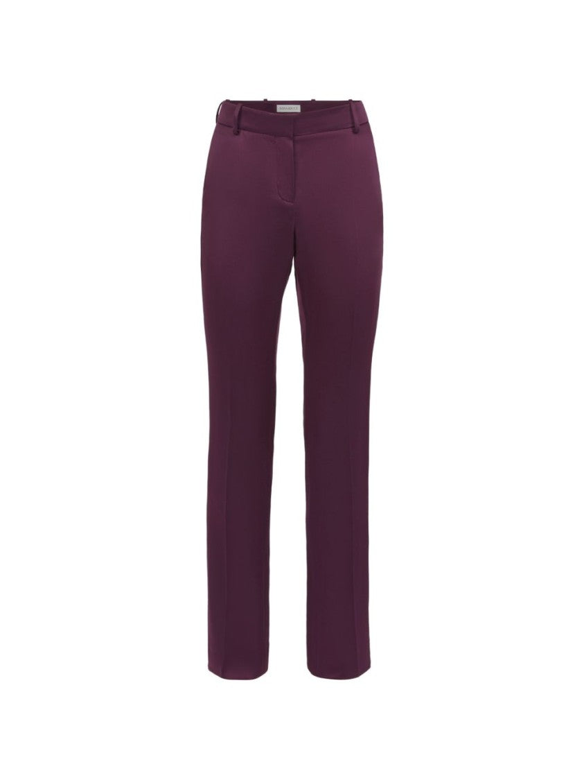 Nina Ricci Tailored Straight-Leg Trousers With Subtle Sheen