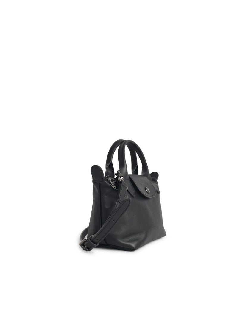 Longchamp Bag With Black Leather 'Xs Le Pliage Xtra' Handle