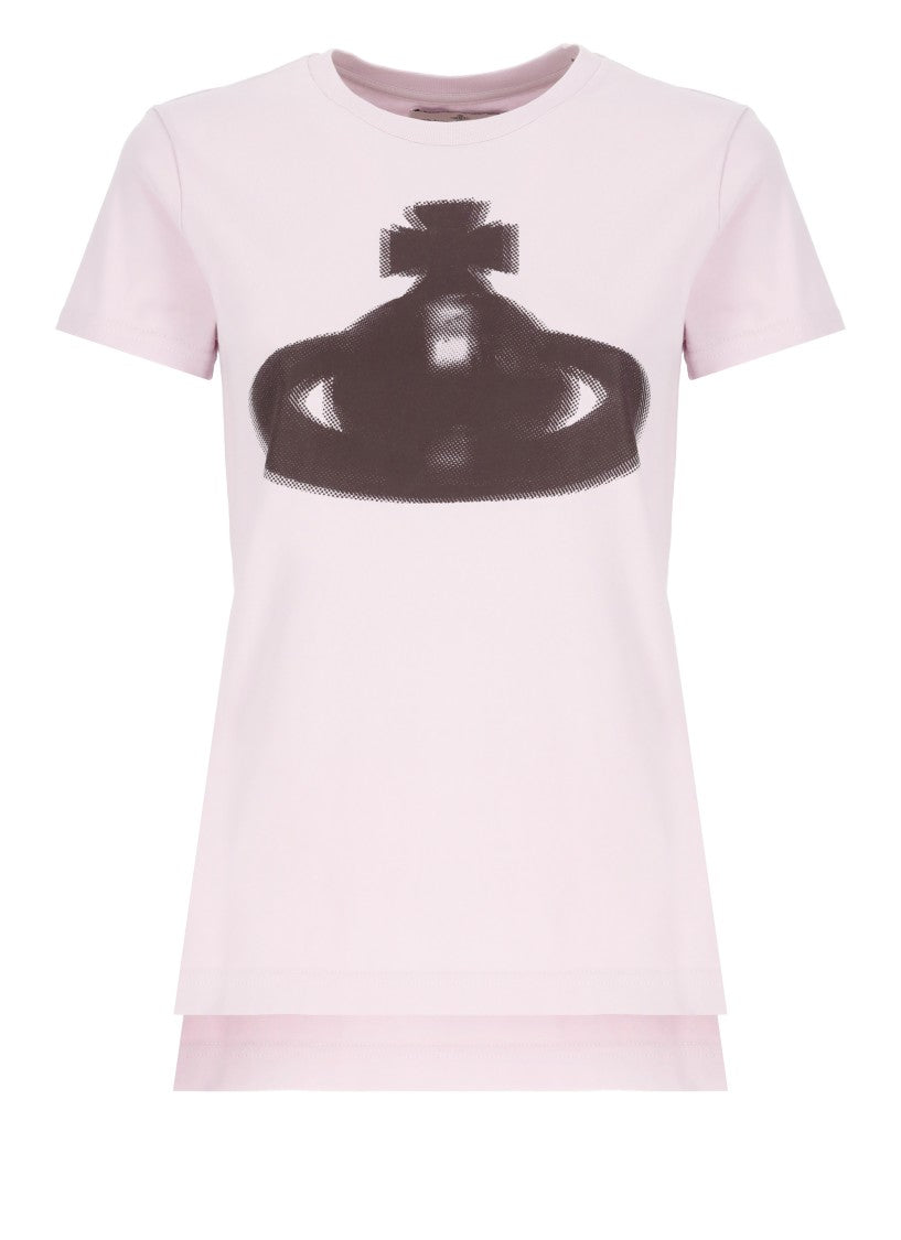 Vivienne Westwood Pink Halftone Orb T-Shirt